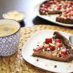 No-bake Avocado Tart with Strawberries